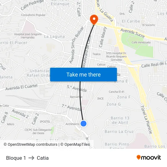 Bloque 1 to Catia map