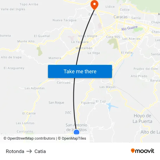 Rotonda to Catia map