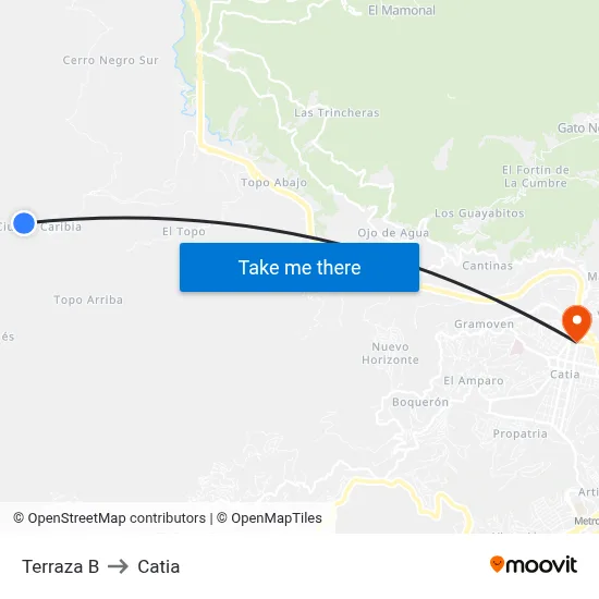 Terraza B to Catia map
