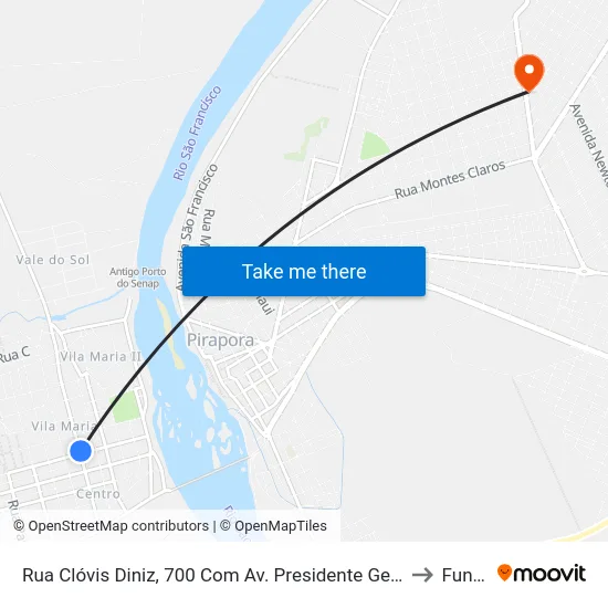 Rua Clóvis Diniz, 700 Com Av. Presidente Getúlio Vargas to Funam map