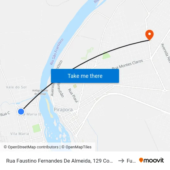 Rua Faustino Fernandes De Almeida, 129 Com Rua Marta Gonçalves Pereira to Funam map