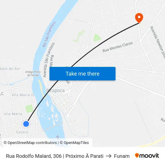 Rua Rodolfo Malard, 306 | Próximo À Parati to Funam map