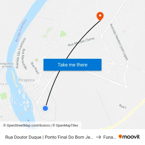Rua Doutor Duque | Ponto Final Do Bom Jesus to Funam map
