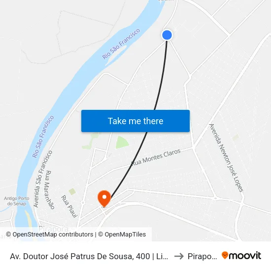 Av. Doutor José Patrus De Sousa, 400 | Liasa to Pirapora map