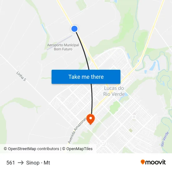 561 to Sinop - Mt map