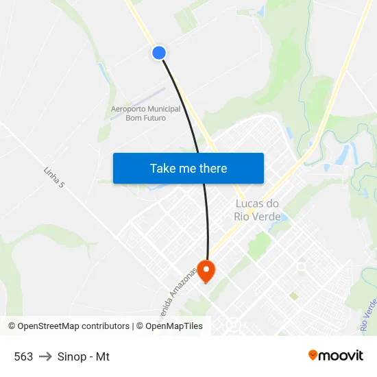 563 to Sinop - Mt map