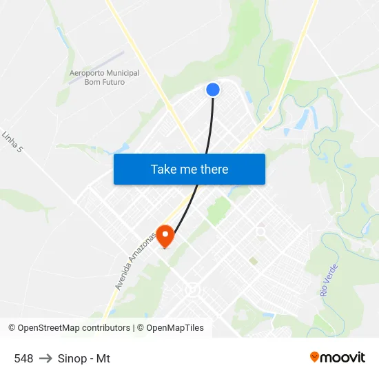 548 to Sinop - Mt map