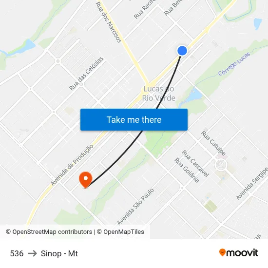 536 to Sinop - Mt map