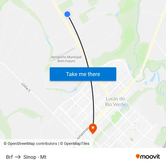 Brf to Sinop - Mt map