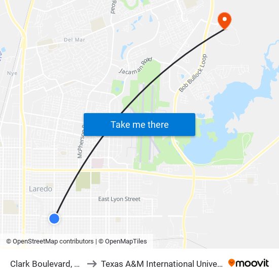 Clark Boulevard, 413 to Texas A&M International University map