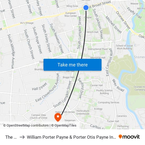 The Arch to William Porter Payne & Porter Otis Payne Indoor Athletic Facility map