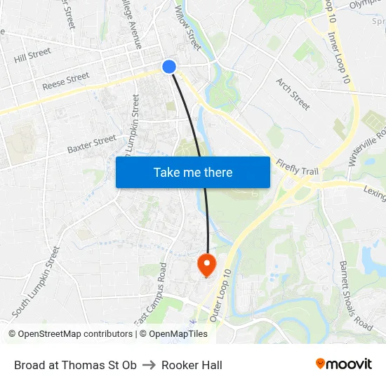 Broad at Thomas St Ob to Rooker Hall map