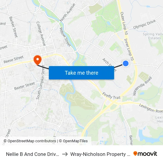Nellie B And Cone Drive Ib to Wray-Nicholson Property 240 map