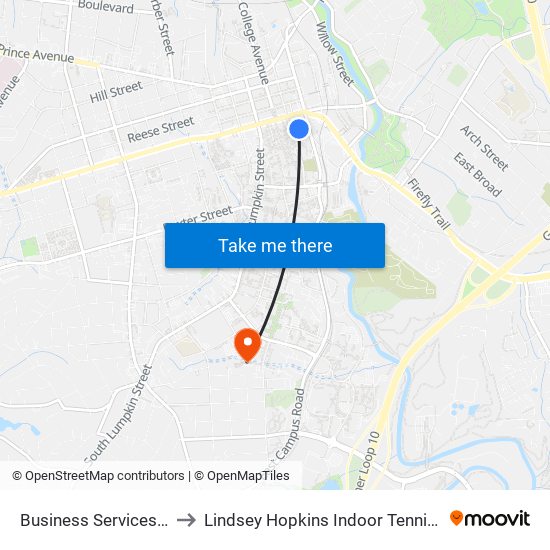Business Services Annex to Lindsey Hopkins Indoor Tennis Stadium map
