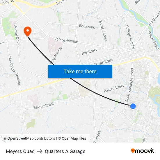 Meyers Quad to Quarters A Garage map