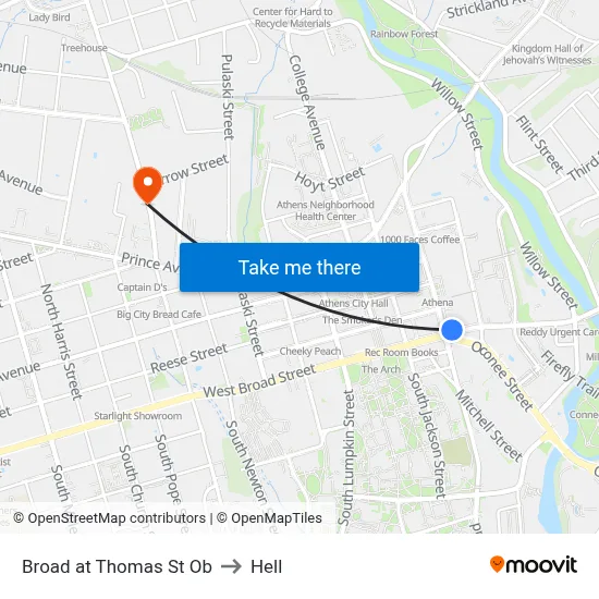 Broad at Thomas St Ob to Hell map