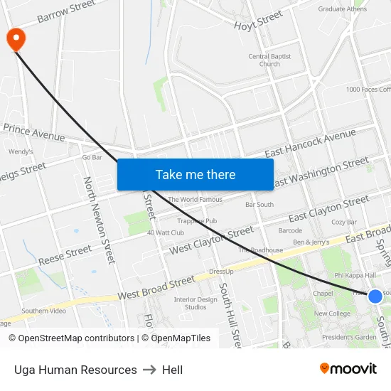 Uga Human Resources to Hell map