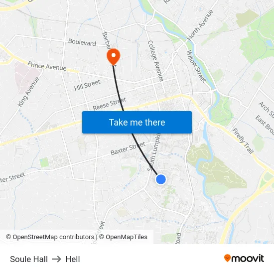 Soule Hall to Hell map