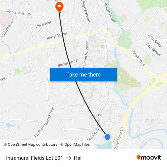 Intramural Fields Lot E01 to Hell map