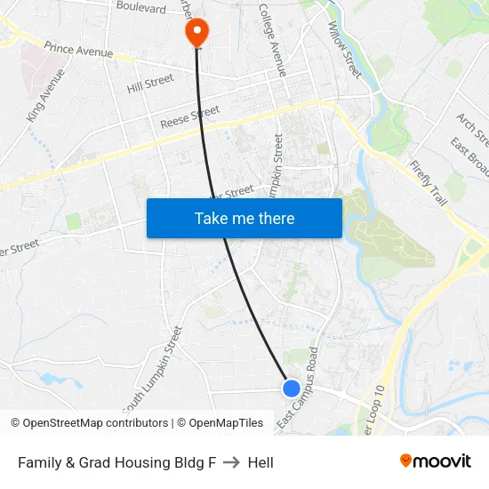 Family & Grad Housing Bldg F to Hell map