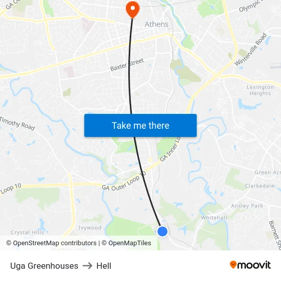 Uga Greenhouses to Hell map