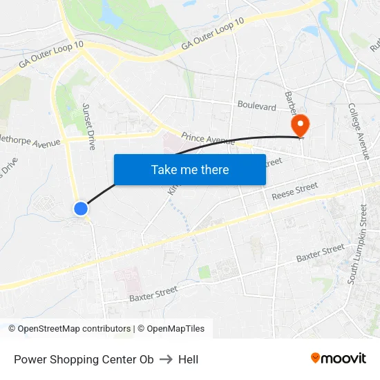 Power Shopping Center Ob to Hell map