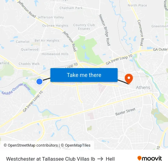 Westchester at Tallassee Club Villas Ib to Hell map