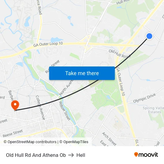 Old Hull Rd And Athena Ob to Hell map