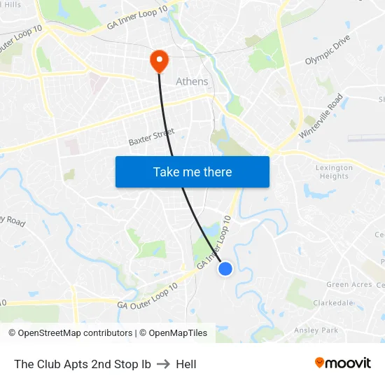 The Club Apts 2nd Stop Ib to Hell map