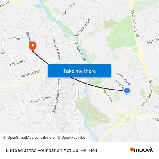 E Broad at the Foundation Apt Ob to Hell map