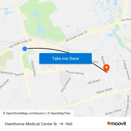 Hawthorne Medical Center Ib to Hell map