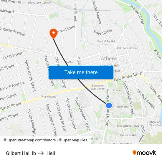 Gilbert Hall Ib to Hell map
