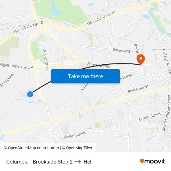 Columbia - Brookside Stop 2 to Hell map