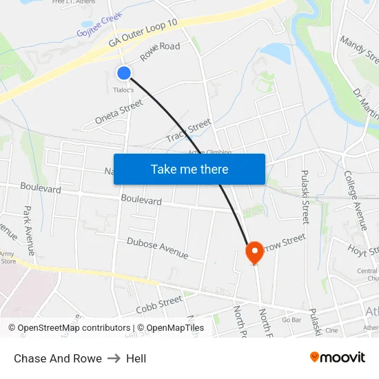 Chase And Rowe to Hell map