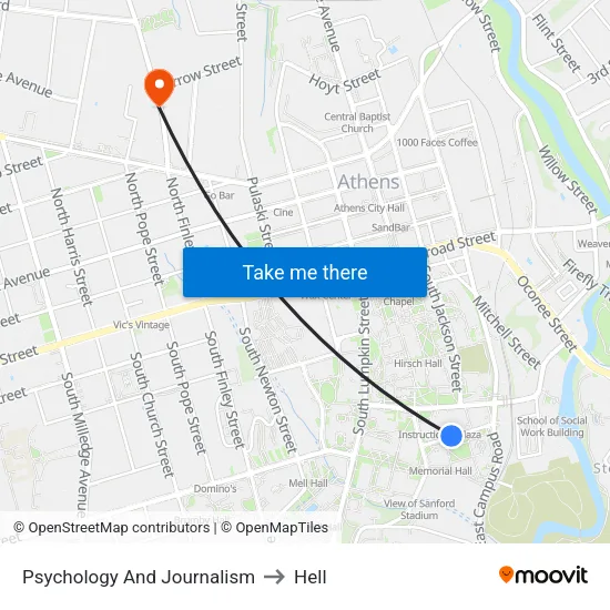 Psychology And Journalism to Hell map