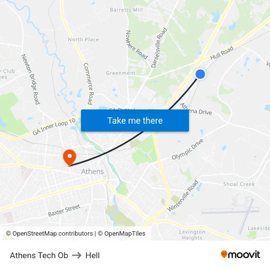 Athens Tech Ob to Hell map