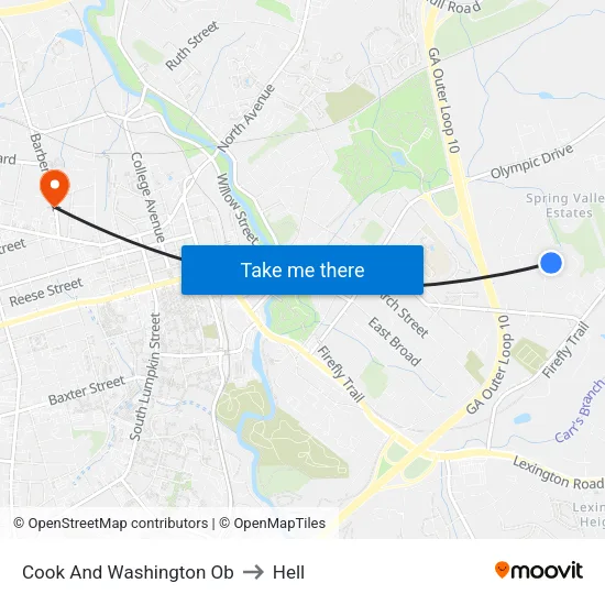 Cook And Washington Ob to Hell map