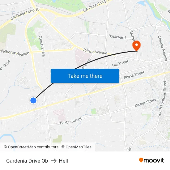 Gardenia Drive Ob to Hell map