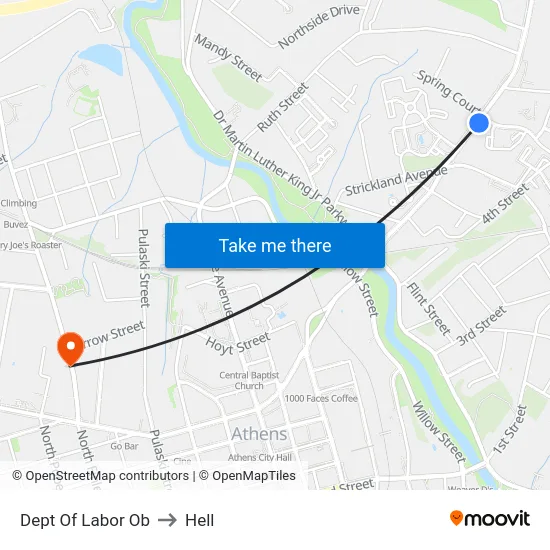 Dept Of Labor Ob to Hell map