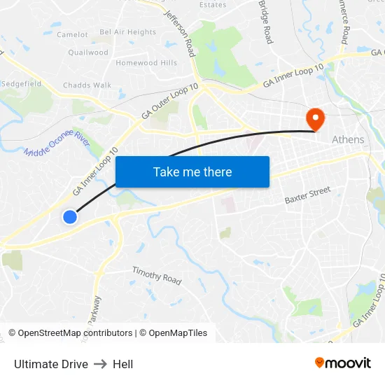 Ultimate Drive to Hell map