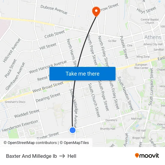 Baxter And Milledge Ib to Hell map