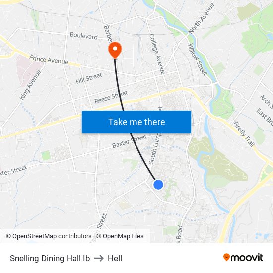 Snelling Dining Hall Ib to Hell map