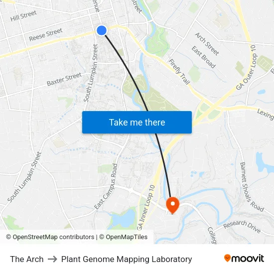 The Arch to Plant Genome Mapping Laboratory map