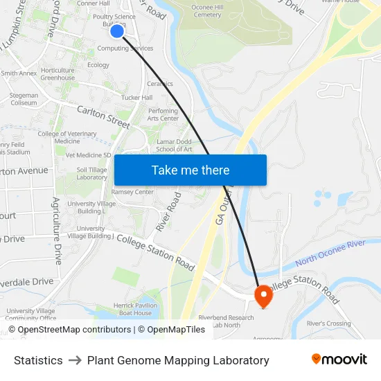 Statistics to Plant Genome Mapping Laboratory map