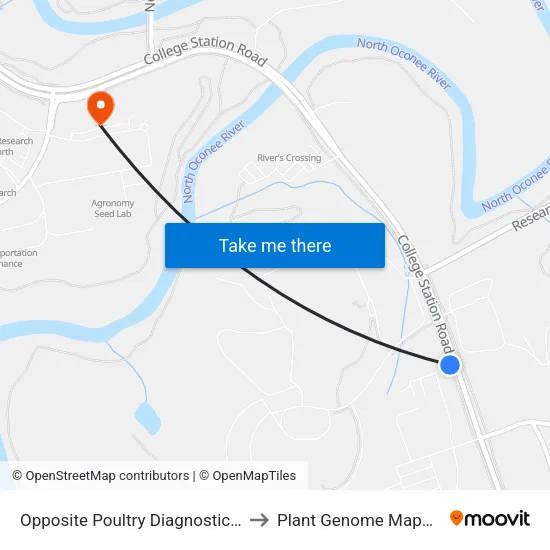 Opposite Poultry Diagnostic & Research Center to Plant Genome Mapping Laboratory map