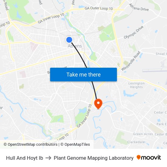 Hull And Hoyt Ib to Plant Genome Mapping Laboratory map