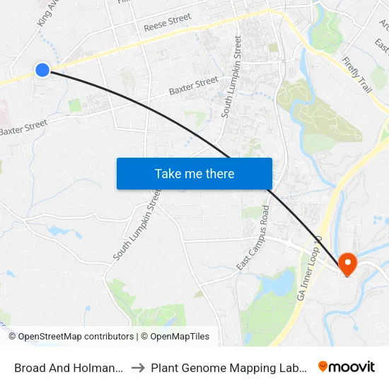 Broad And Holman Ob 2 to Plant Genome Mapping Laboratory map