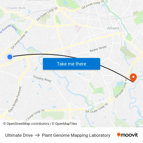 Ultimate Drive to Plant Genome Mapping Laboratory map