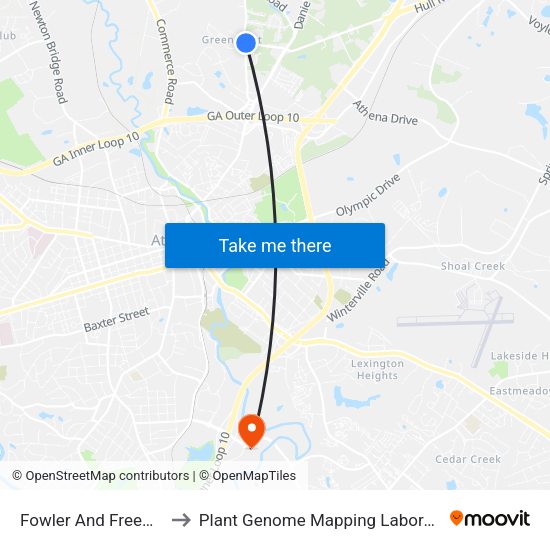 Fowler And Freeman to Plant Genome Mapping Laboratory map