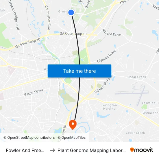 Fowler And Freeman to Plant Genome Mapping Laboratory map